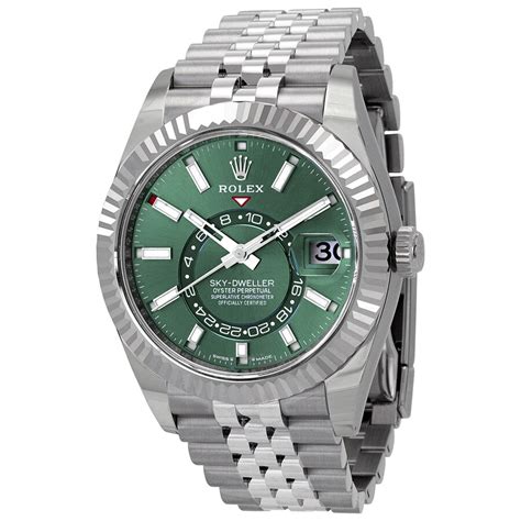 rolex sky dweller verte|sky dweller rolex for sale.